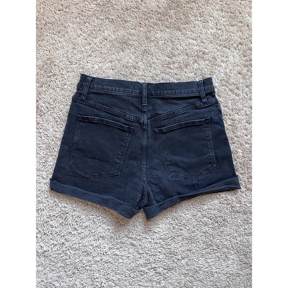 Madewell Western Yoke Edition High Waist Denim Shorts in Lunar Wash Size 28 - Picture 3 of 7